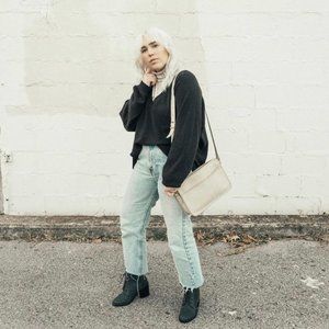 Urban Outfitters Black V neck Sweater